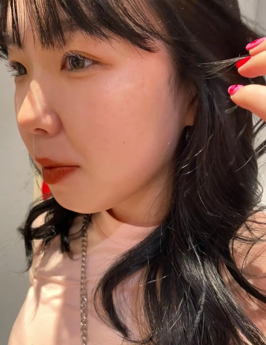 セミロング カラー RISAKO レイヤーカット🎀のヘアスタイル
