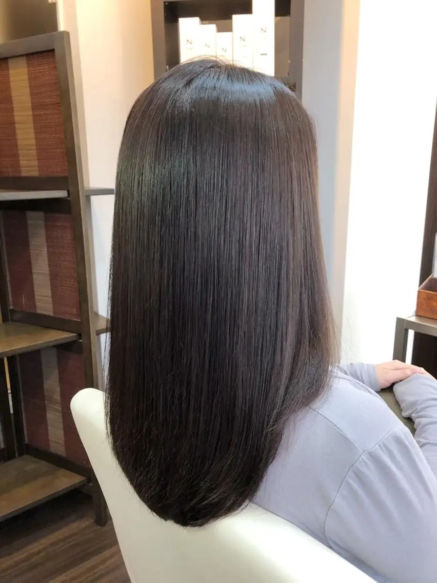 ロング 縮毛矯正 トリートメント 美髪育成salon 髪質改善 FORMAのヘアスタイル