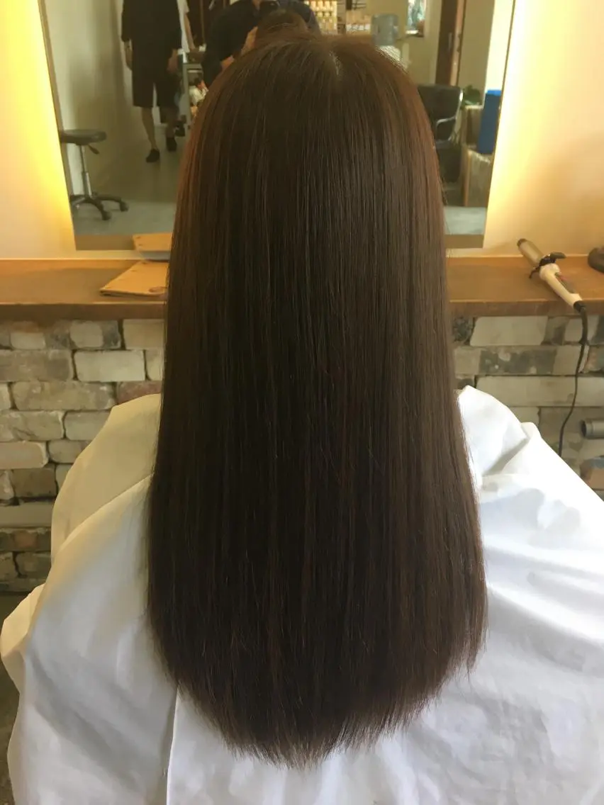 ロング パーマ ストレートパーマ 酒井 透のヘアスタイル