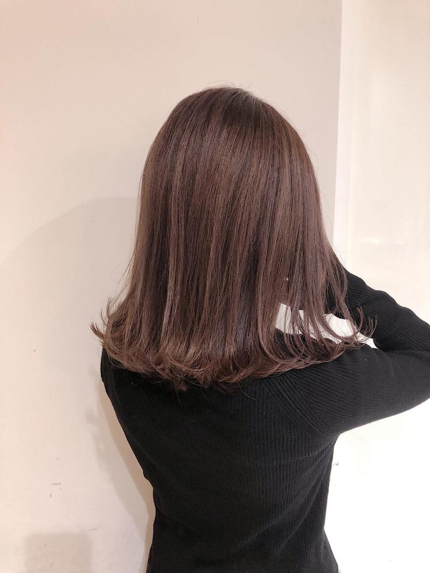 ミディアム カラー アディクシーカラー アッシュ ラベンダーカラー ラベンダーアッシュ トップスタイリスト ✨KIRIKA中野✨のヘアスタイル