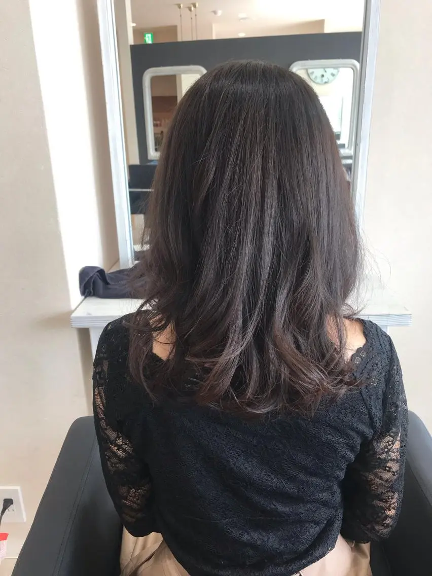 ミディアム ヘアカラー APPEL hair /岡山のヘアスタイル