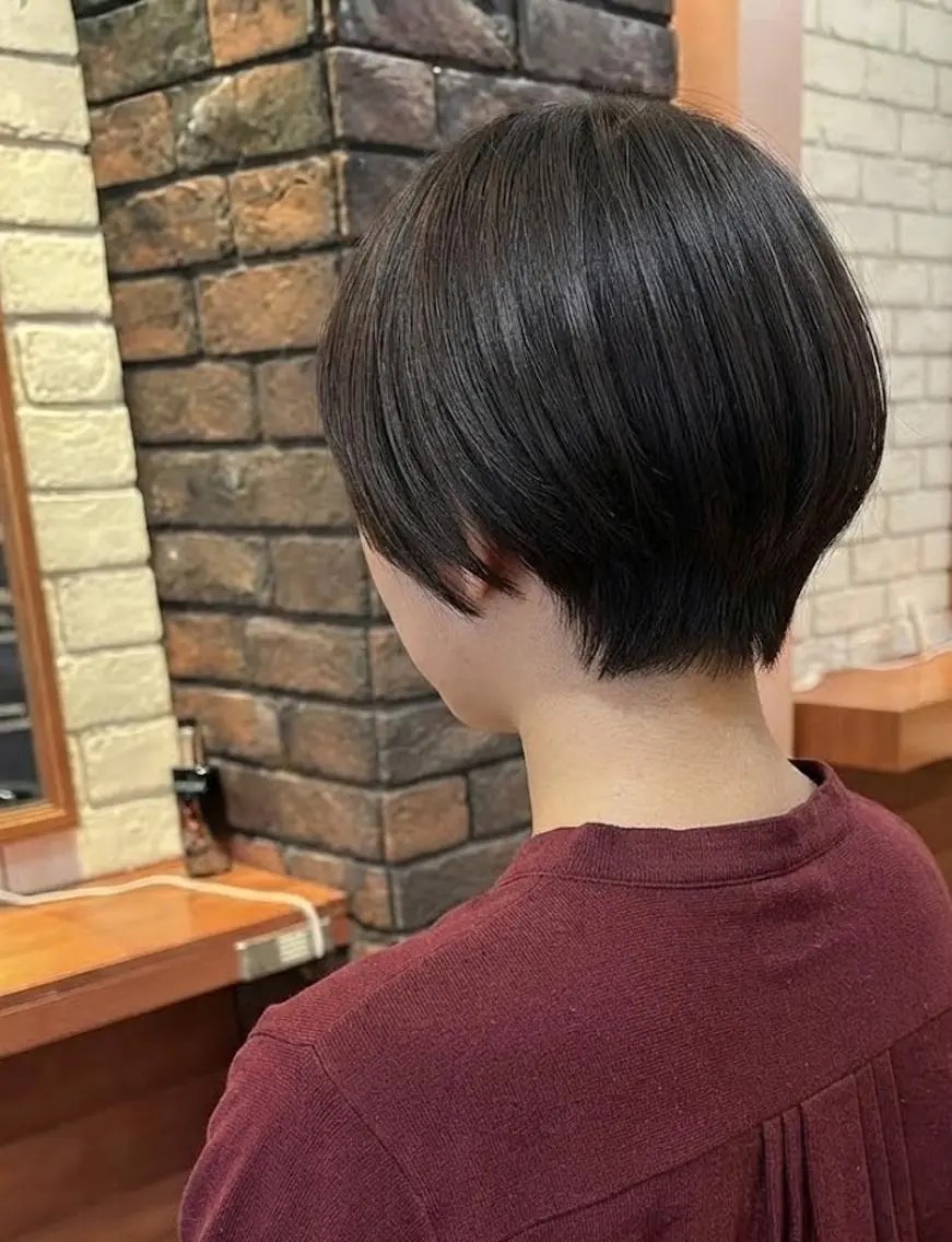 ショート カラー ショートボブ ボブ ショートヘア カット トリートメント ヘッドスパ flencia 丸 和博｜カットのヘアスタイル