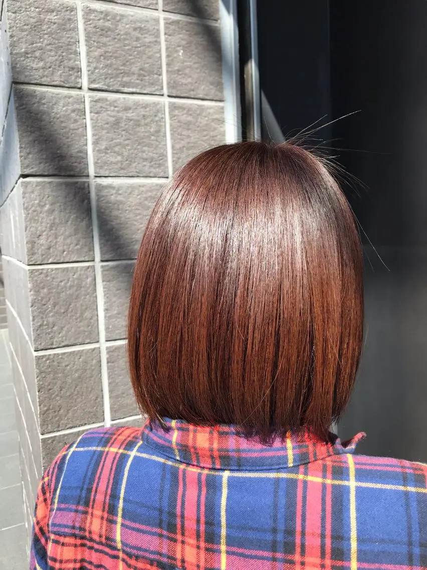 ミディアム カラー イルミナカラー トリートメント 酸熱トリートメント 谷合 貴志のヘアスタイル