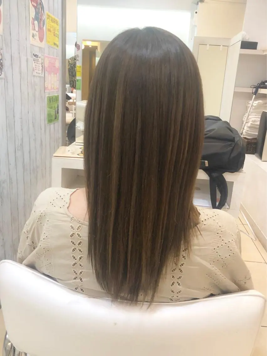 セミロング カラー 🤎ベージュカラー/ 髪質改善/山岸🤎のヘアスタイル