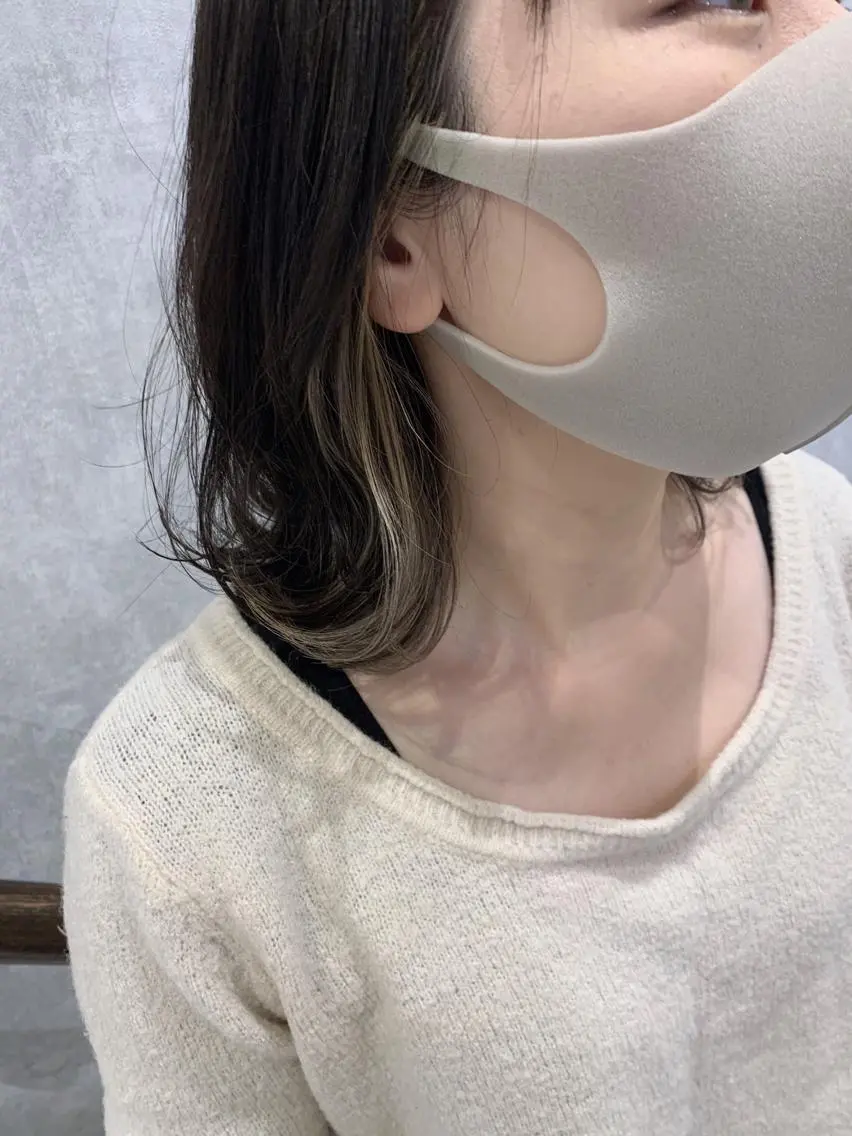 ミディアム カラー HAREru. モデル募集【戸塚】のヘアスタイル