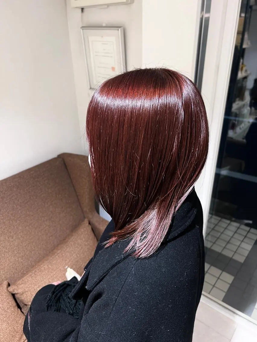 セミロング 鎌田 唯斗のヘアスタイル
