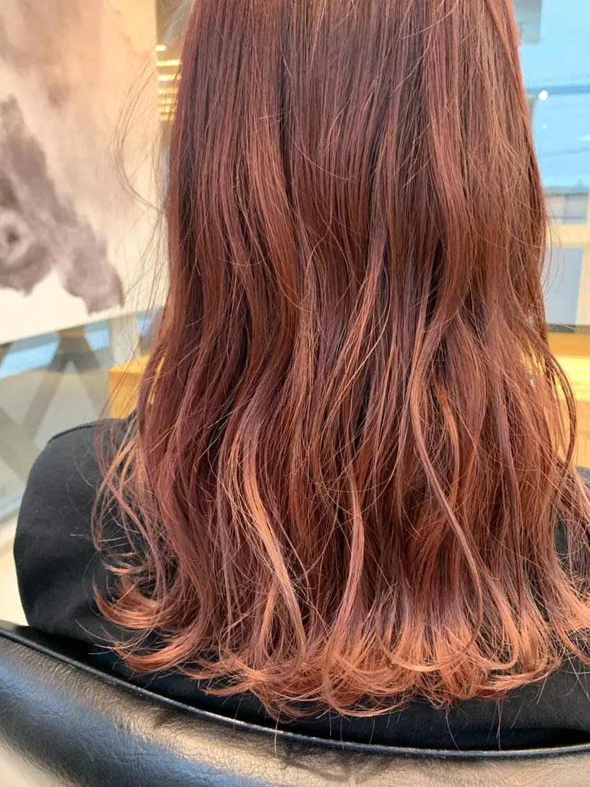 セミロング カラー 髪質改善 makiuchiのヘアスタイル