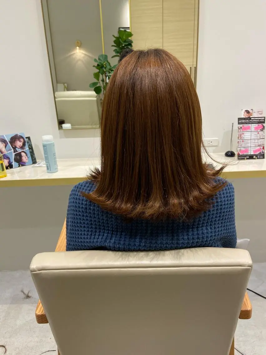 ショート 切りっぱなしボブ ボブ 外ハネヘア 桝野 尚也のヘアスタイル