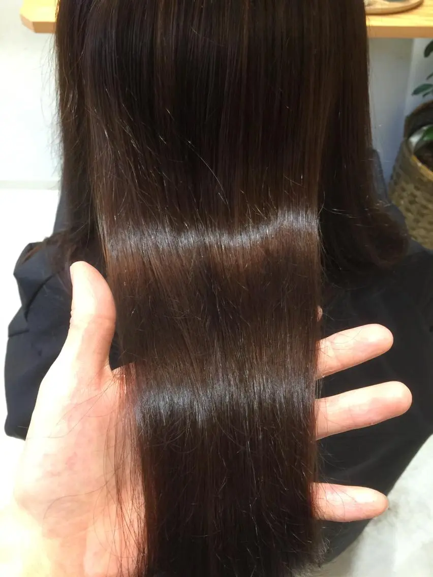 ロング カラー トリートメント ツヤ髪専門美容師 桑原 和誠のヘアスタイル