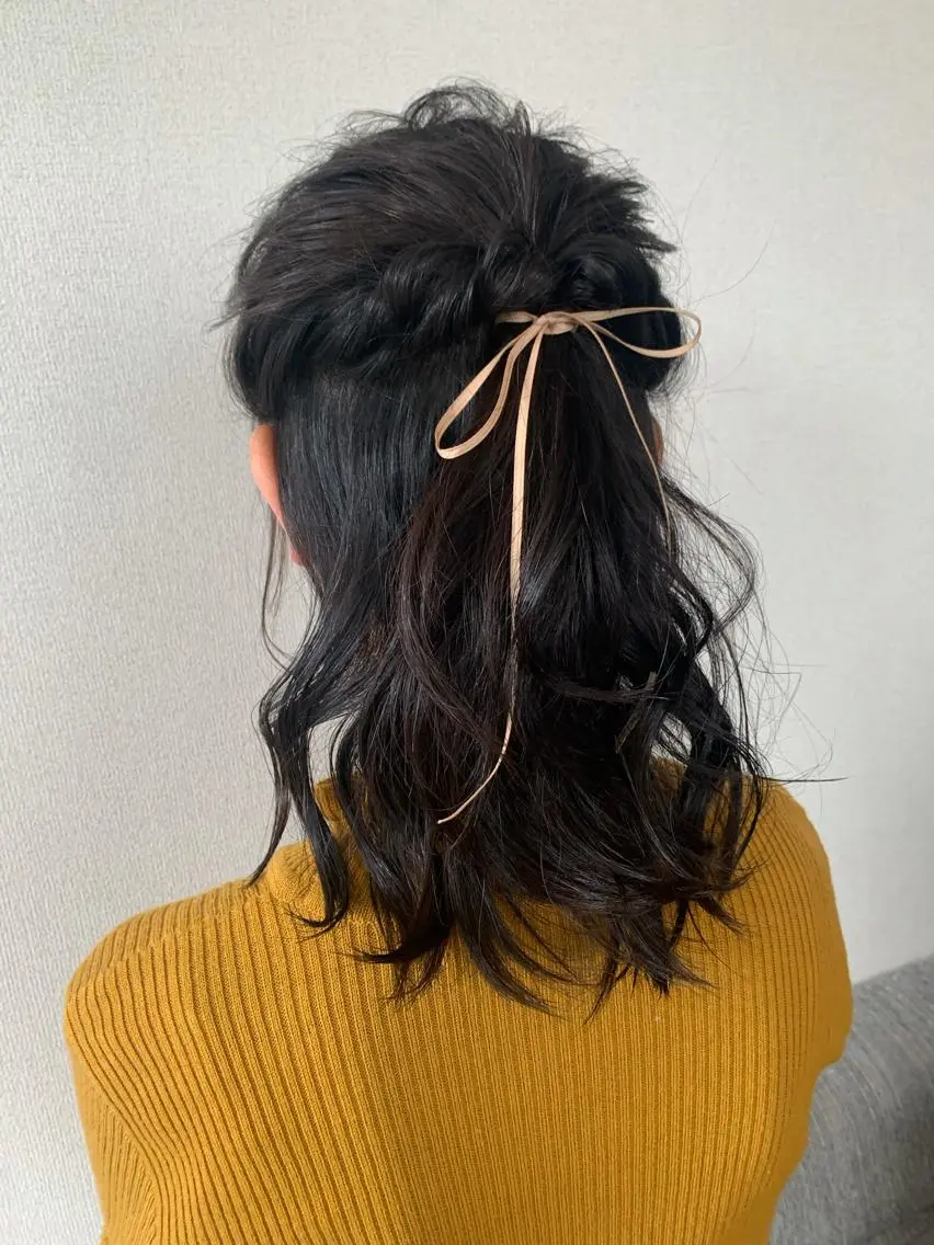 カラー ヘアアレンジ 河野 優希のヘアスタイル