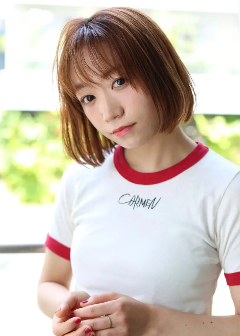 ショート ワンレンボブ ボブ 中野 恵脩のヘアスタイル