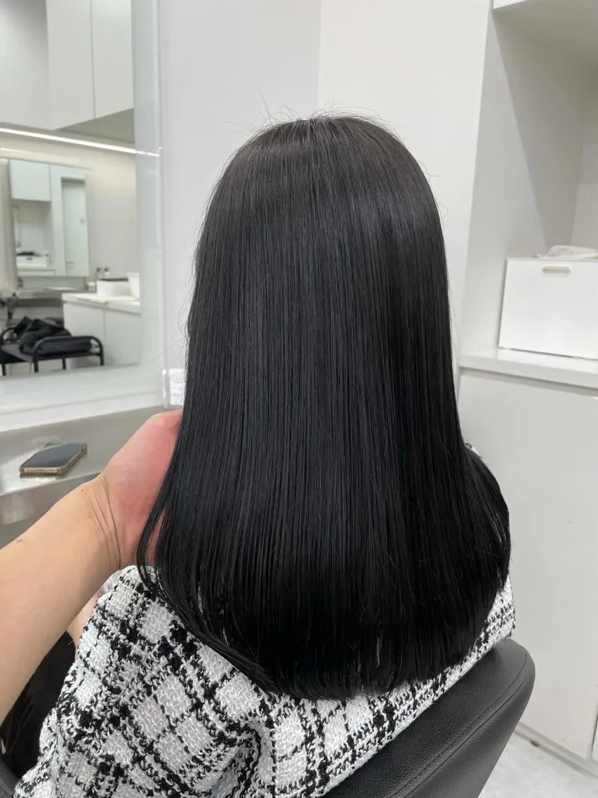 ロング カラー ヘアアレンジ 縮毛矯正/髪質改善/ ブリーチ毛/木元渓太のヘアスタイル