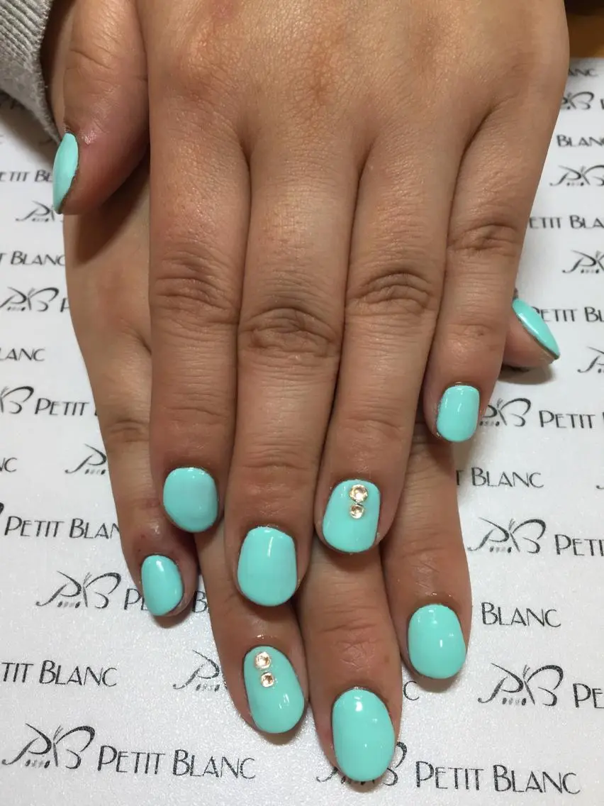 ネイル ワンカラーネイル PetitBlanc KAZUKIのネイルデザイン