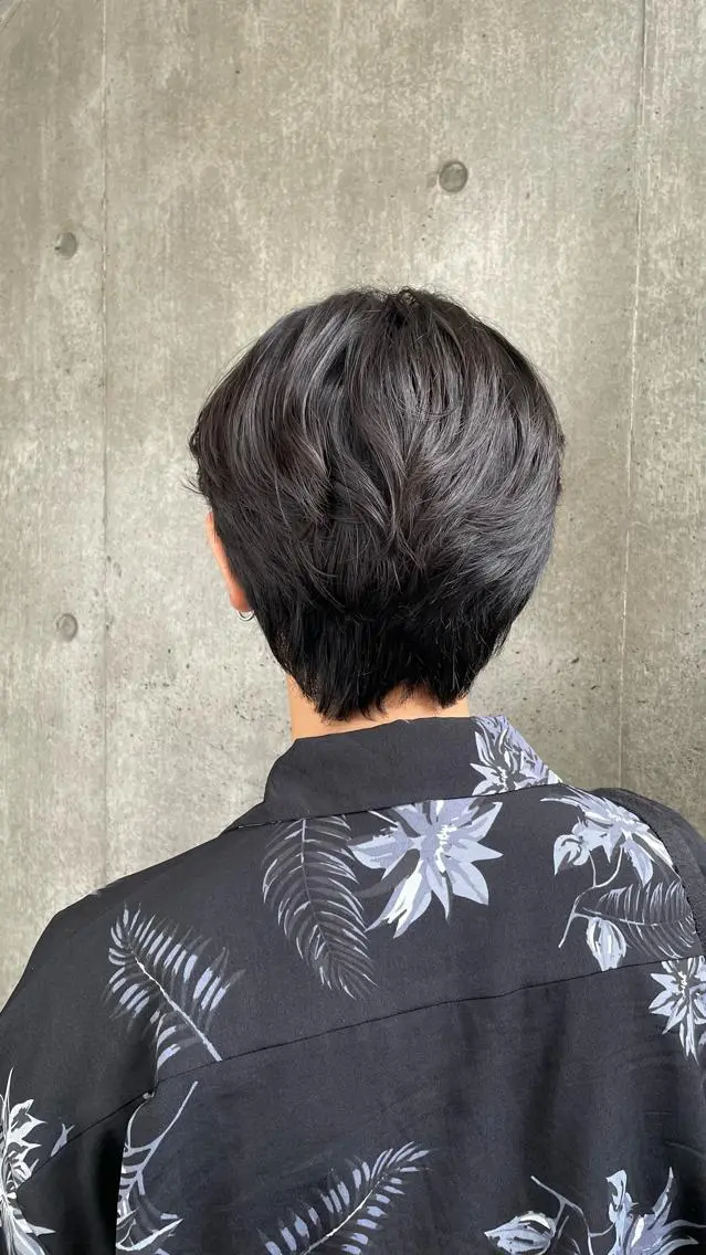 パーマ メンズ もりたみかこ 美容師お休み中のヘアスタイル