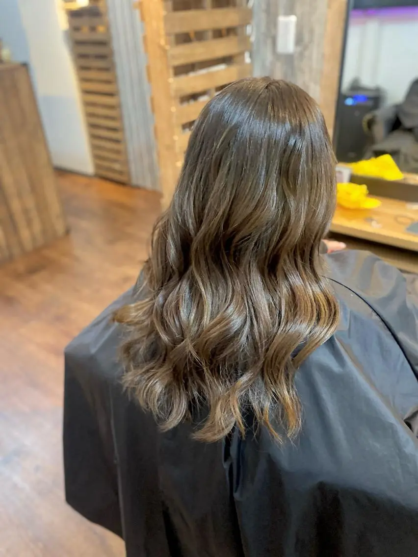 ロング カラー アッシュ ベージュカラー バイオレットカラー バイオレットアッシュ カット ヘアカラー Luzir⭐︎ GEN⭐︎のヘアスタイル