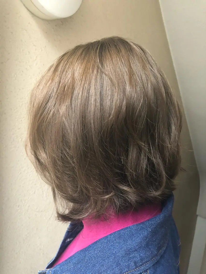 ミディアム カラー パーマ ヘアアレンジ メンズ キッズ ネイル マツエク・マツパ アッシュ ベージュカラー 新宿/髪質改善/ 美髪矯正✨浅江通友のヘアスタイル