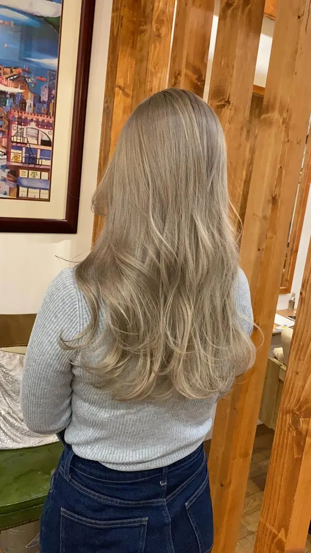 ロング カラー 馬場 涼平のヘアスタイル