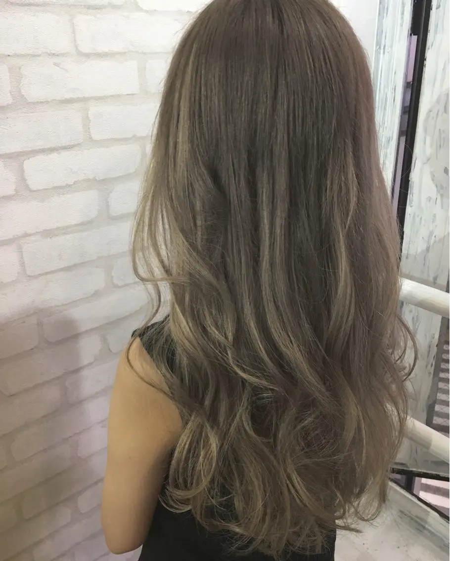 ロング カラー ヘアアレンジ エクステの神様 ▫️原島ユウヤ▫️のヘアスタイル