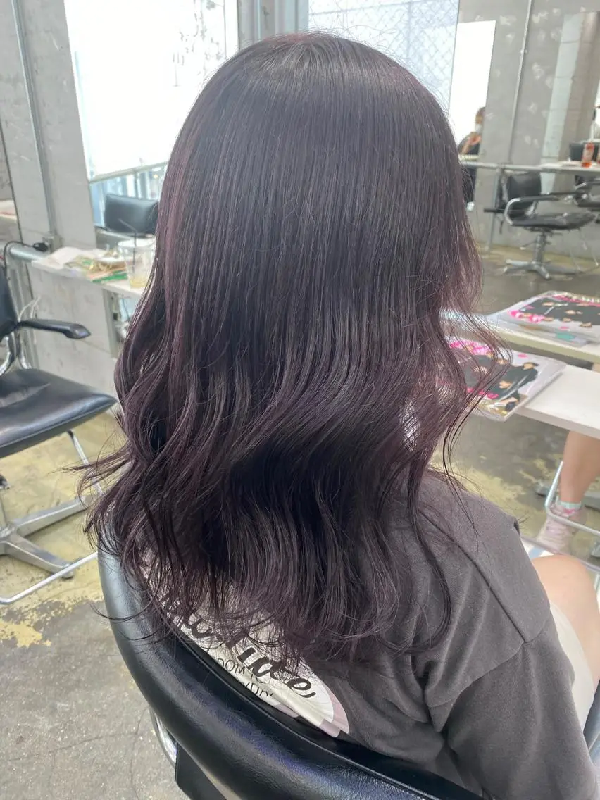 セミロング カラー 💗💗韓国レイヤー yu-ki💗💗のヘアスタイル