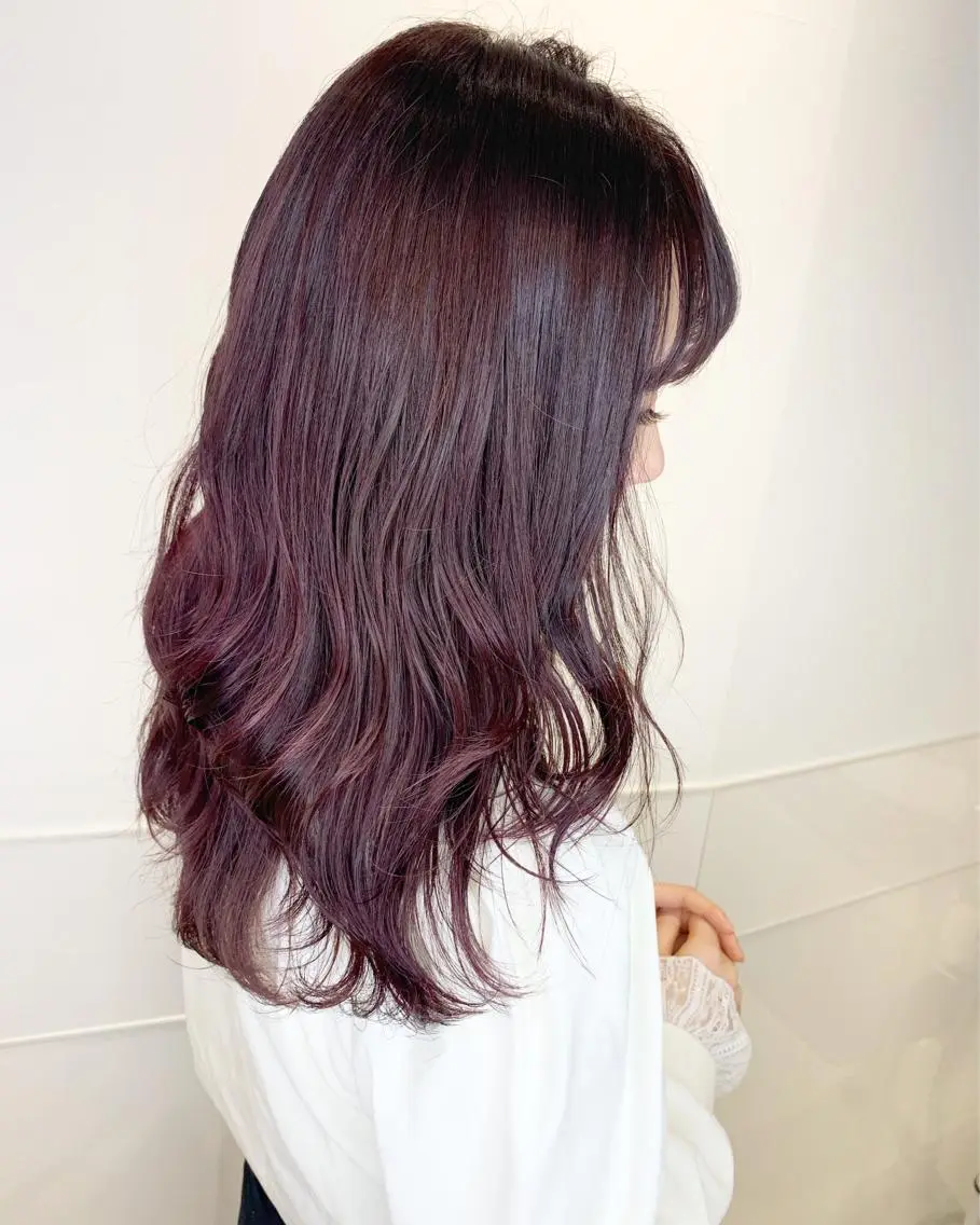 セミロング カラー パーマ ヘアアレンジ メンズ キッズ ネイル マツエク・マツパ Amelie yunのヘアスタイル