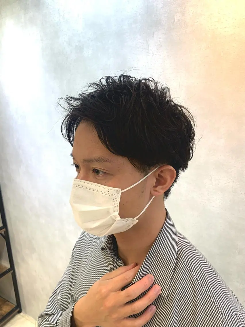 パーマ メンズ ROSEL末吉 海渡のヘアスタイル