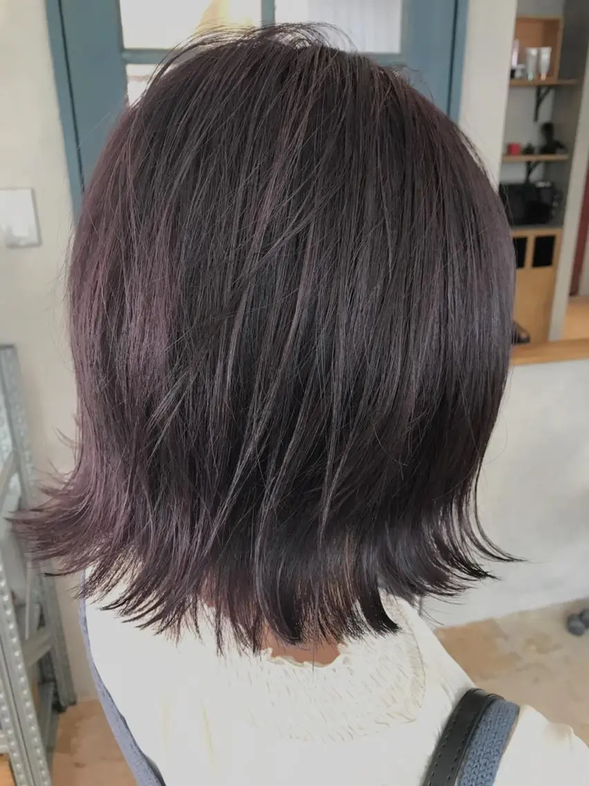 ショート アッシュ ヘアカラー トリートメント タカサキ ケイタのヘアスタイル