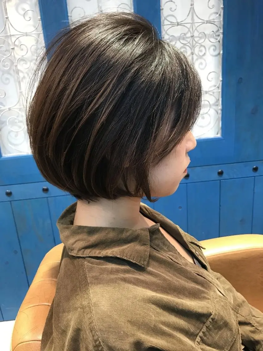 ショート カラー グラデーションカラー ボブ ショート、ボブの達人 東康介✨のヘアスタイル