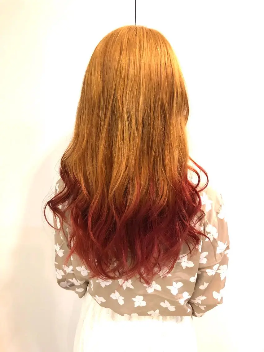 セミロング カット ヘアカラー oluolu hairのヘアスタイル