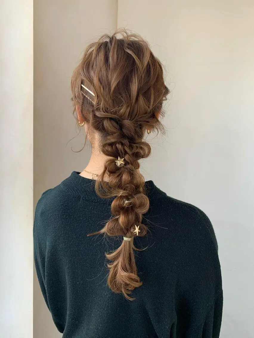 セミロング ヘアアレンジ 🐧銀座/ショート/ ショートボブ広瀬🐧のヘアスタイル