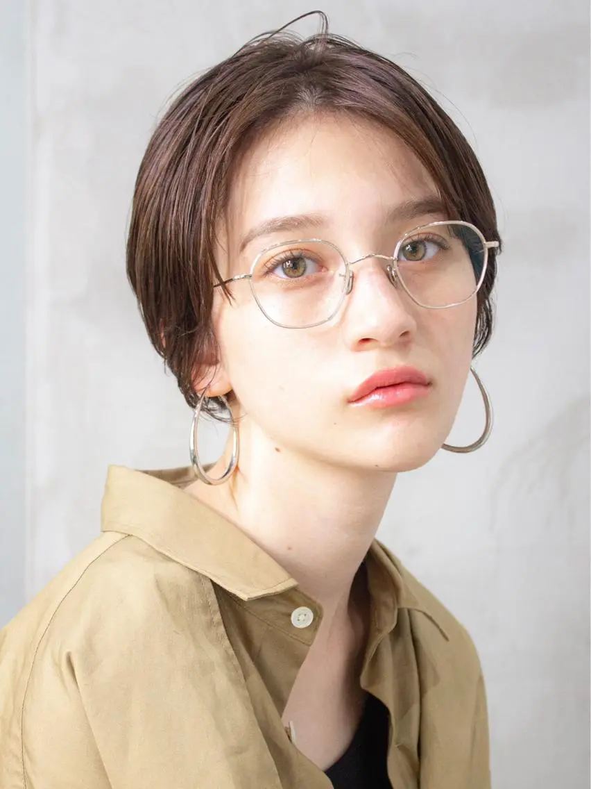 ショート カラー カット ヘアカラー トリートメント 🉐レイヤー/塩見 弘樹🉐渋谷のヘアスタイル