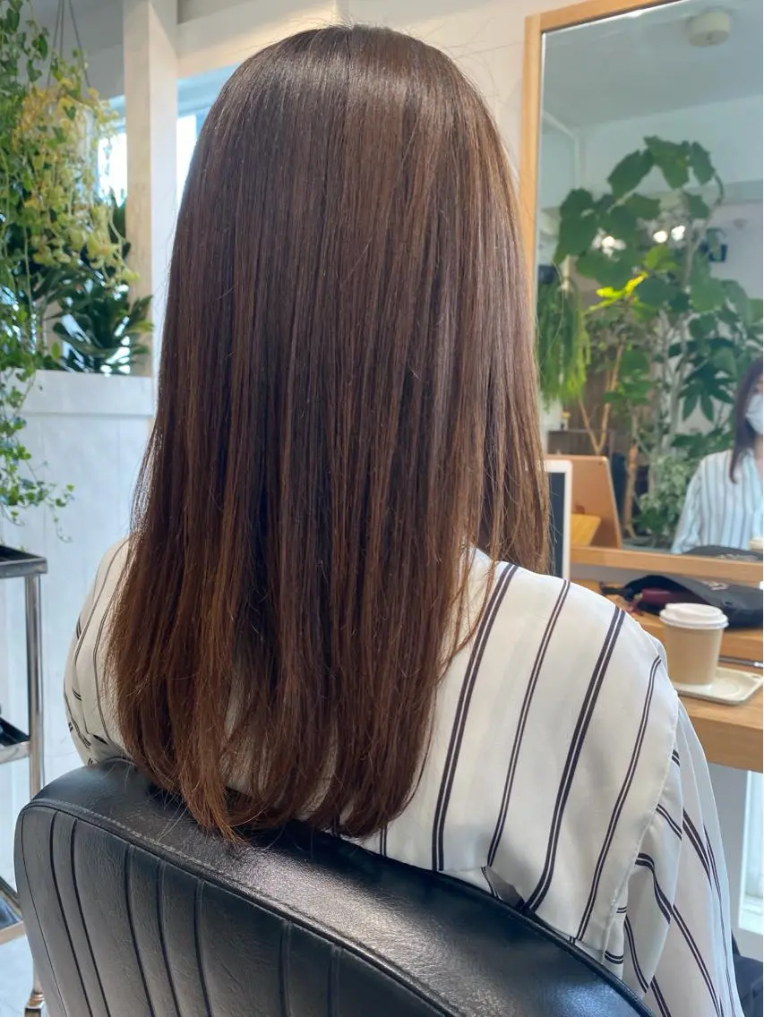 ロング カラー パーマ ヘアアレンジ ツヤ髪 /髪質改善 松岡将太郎のヘアスタイル