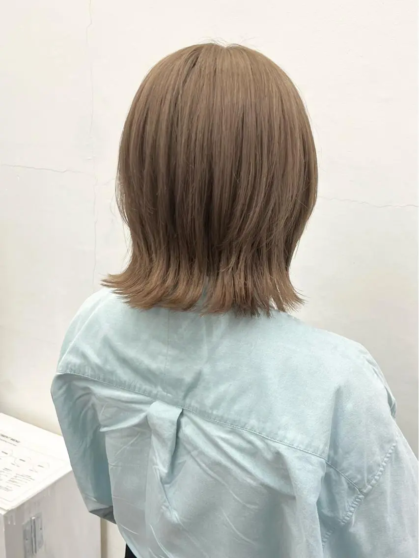 セミロング ヘアカラー トリートメント HARU//原宿🤍 リピート率NO.1のヘアスタイル