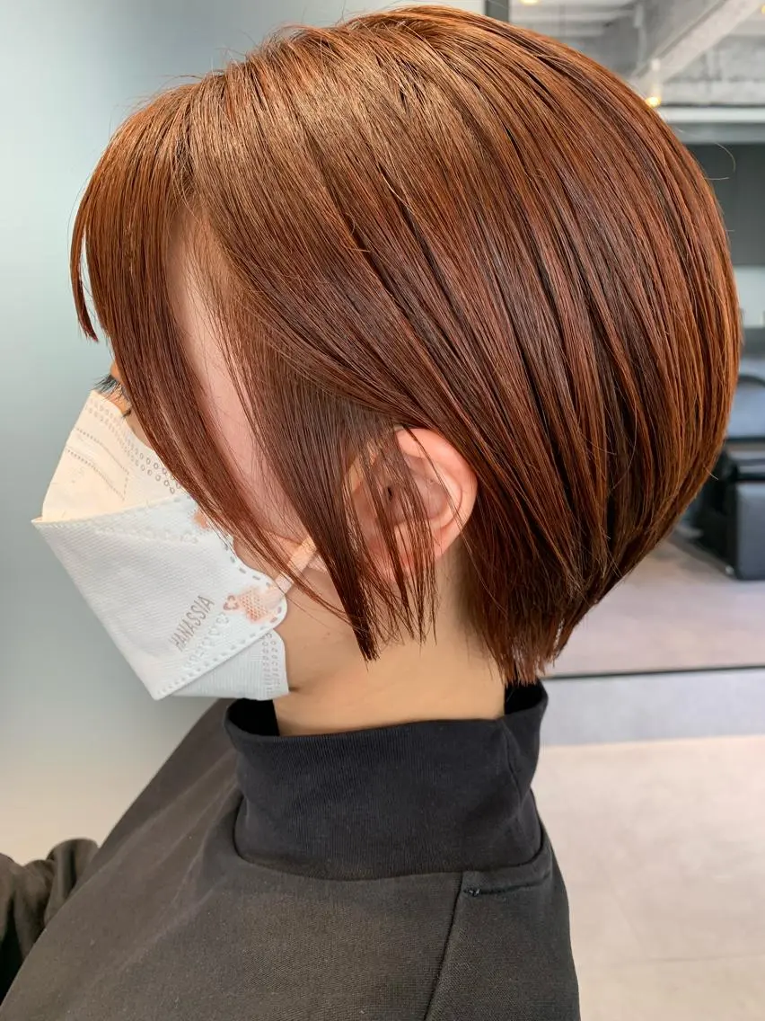 ショート ✨透明感カラー✨髪質 改善✨国分魚生のヘアスタイル