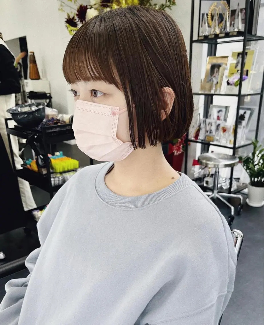 ショート ボブ 似合わせパーマ/ 山本銀次郎のヘアスタイル