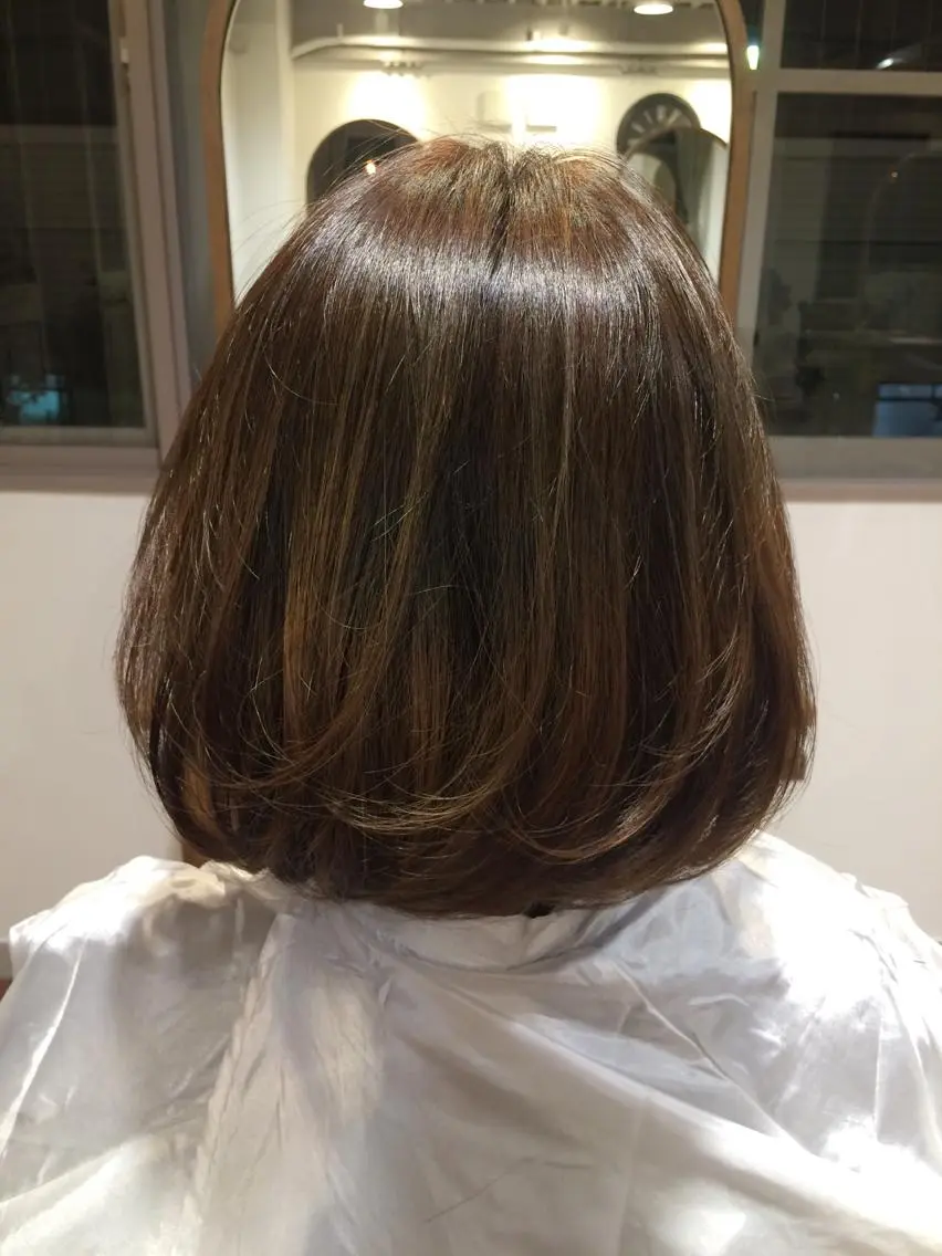 ショート ミディアム カラー ヘアアレンジ 韓国♡ハイライト ♡YURIのヘアスタイル