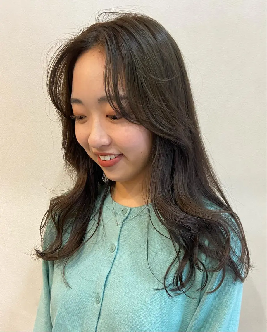 ロング カット ヘアカラー トリートメント ボブ/透明感カラー 🧸YUI❤️のヘアスタイル