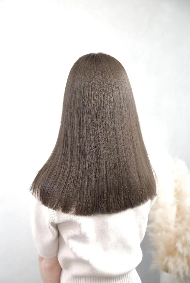 ロング 髪質改善 似合わせカット トリートメント 安藤悠里/ハイトーン /デザインカラーのヘアスタイル