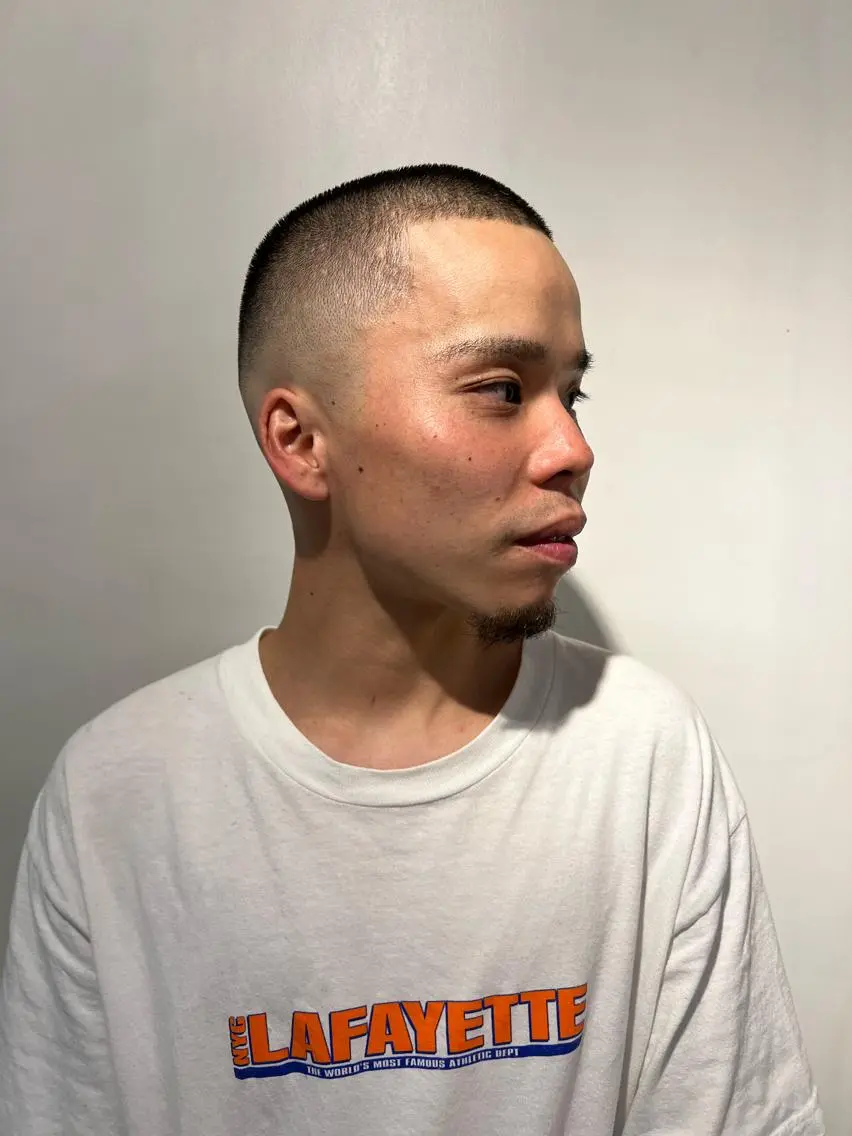ショート メンズ フェードカット yoshikei -mow hair-のヘアスタイル