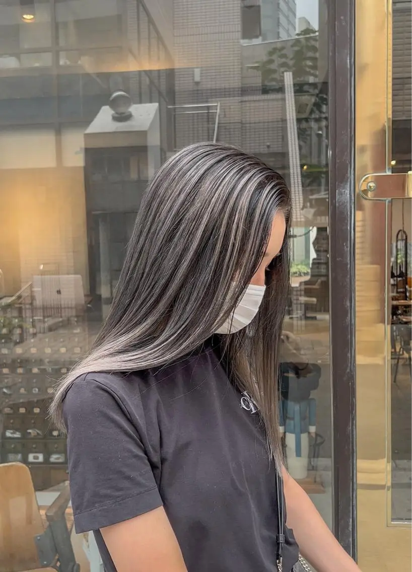 ミディアム カラー カット ヘアカラー トリートメント 海外デザイン🇺🇸 石渡諒太のヘアスタイル
