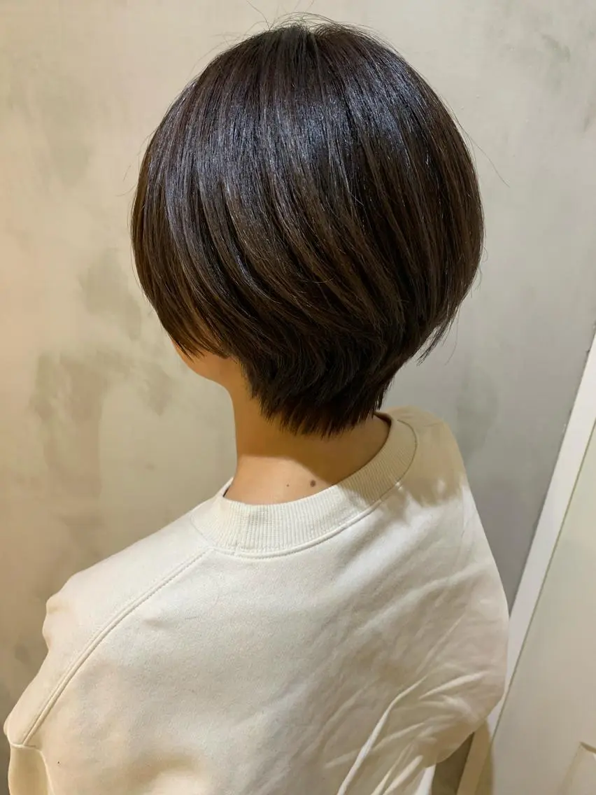 ショート アッシュ ボブ エクステ 外国人風カラー ハイライト カット ヘアカラー 夜23時まで予約🉑 reverieあきらのヘアスタイル