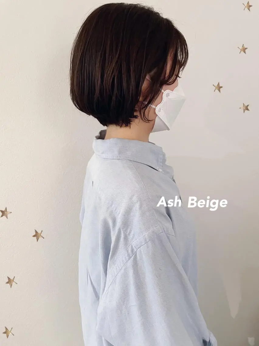 ショート カラー カット ヘアカラー 市川 千夏のヘアスタイル
