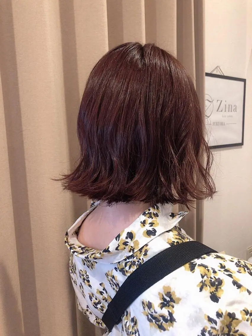 ショート カラー ヘアアレンジ カット ヘアカラー トリートメント NANA/trend style🕊🍑のヘアスタイル