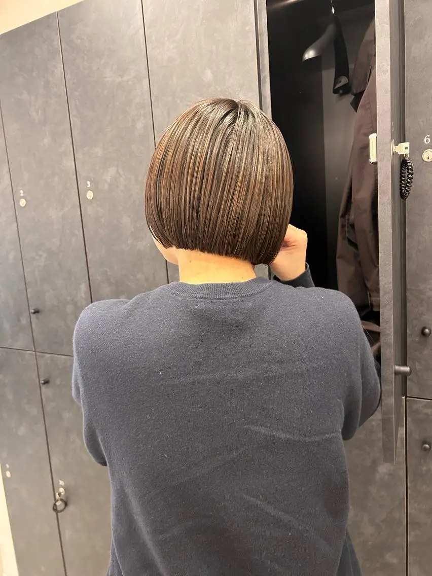 ミディアム カラー 似合わせcut ◎ 倉橋実咲のヘアスタイル