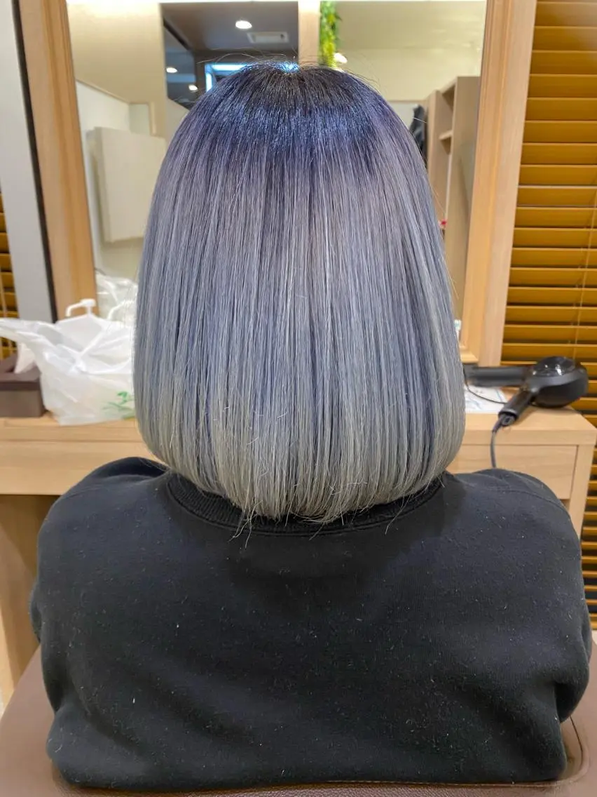 ショート カラー ダブルカラー グラデーションカラー ハイトーンカラー マツモト カラー/ショートボブのヘアスタイル