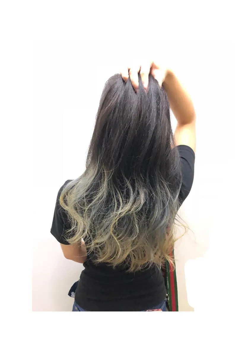 ロング カラー ヘアカラー コレットヘアー 田中アヤノのヘアスタイル