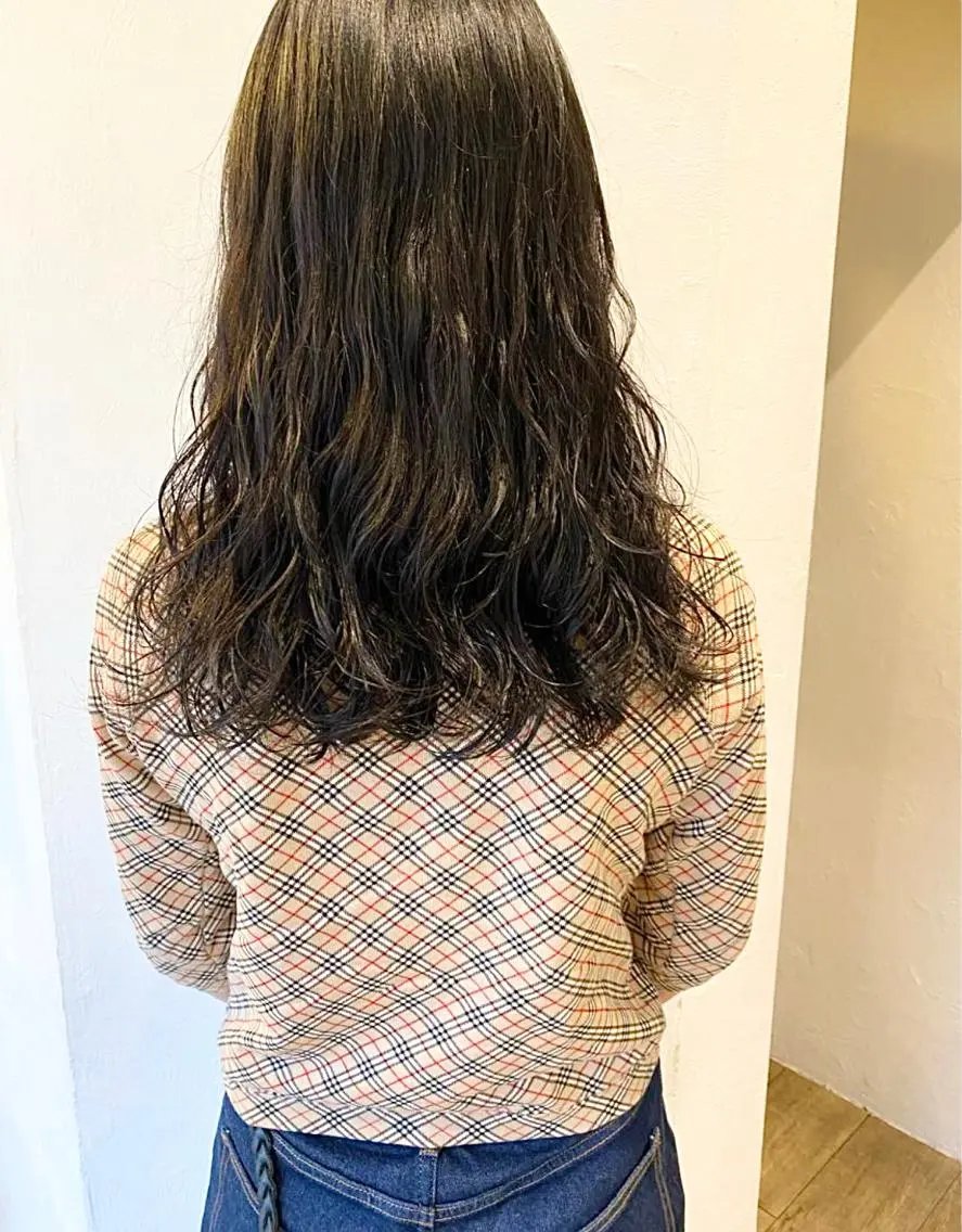 ロング カラー パーマ ヘアアレンジ メンズ キッズ ネイル マツエク・マツパ メンズパーマ インナーカラー/ KANAのヘアスタイル