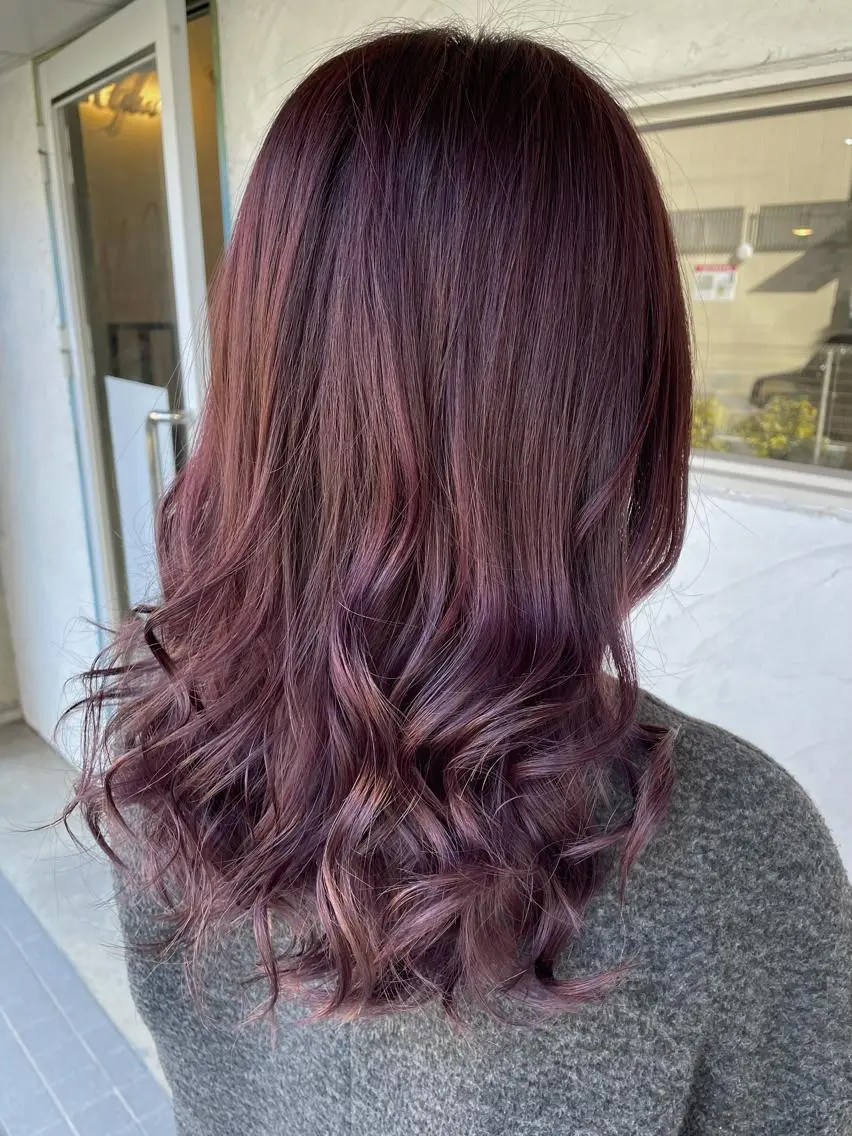 カラー イルミナカラー ラベンダーカラー ヘアカラー トリートメント 後藤 陽花子のヘアスタイル