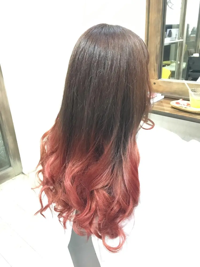 ロング 松本 亮のヘアスタイル
