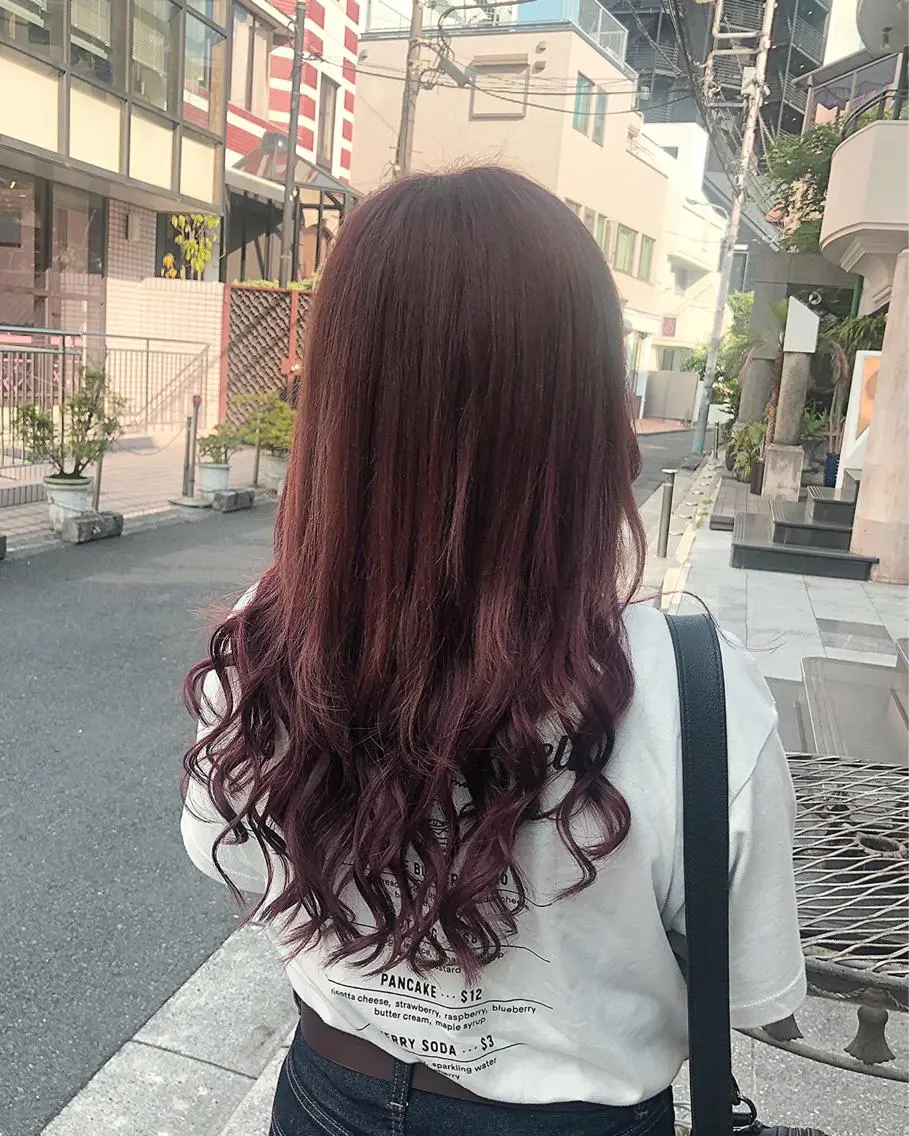 セミロング カラー ヘアアレンジ ヘアカラー トリートメント ヘアセット TOKI /透明感/原宿のヘアスタイル