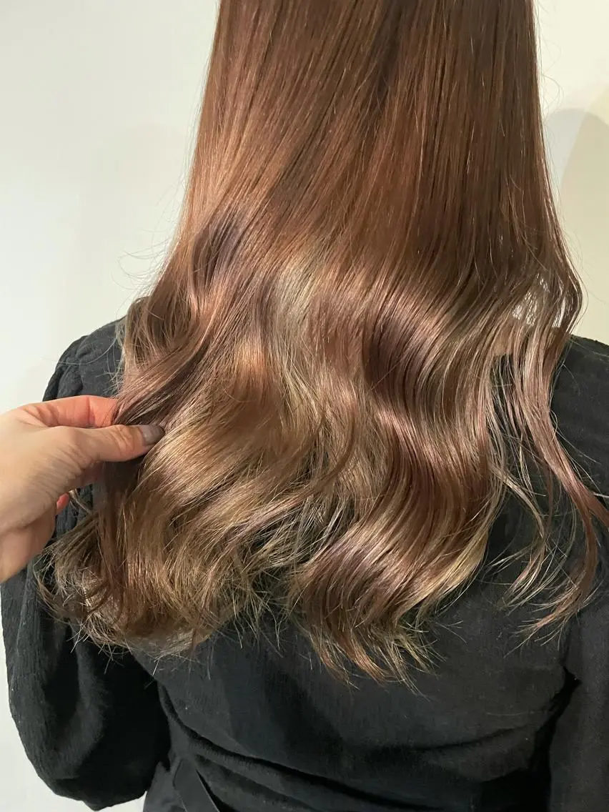 ロング カラー ヘアアレンジ キッズ ネイル マツエク・マツパ アイブロウ 透明感カラー/推しカ ラー☁️JURAのヘアスタイル